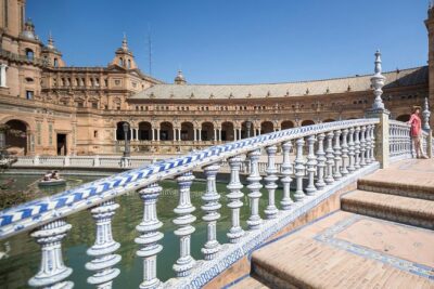 7-Day Spain Tour: Cordoba, Seville, Granada, Valencia, Barcelona and Zaragoza from Madrid - Seville’s Cathedral, Santa Cruz, and Plaza de España in one clear morning