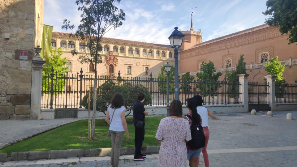 From Madrid: Alcalá de Henares & Cervantes Museum Day Trip - Plaza de Cervantes: the easy orientation moment