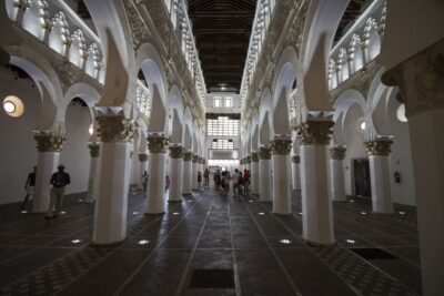 From Madrid: Toledo Tour with Wine Tasting and 3 Monuments - Finding the IBE TOURS bus at Las Ventas