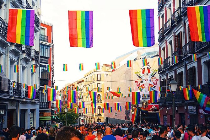 LGBTQ District Tapas & Drinks Trail in Madrid - Stop 3: Calle de Hortaleza, the First Gay Bar Story, and a Political Bookstore