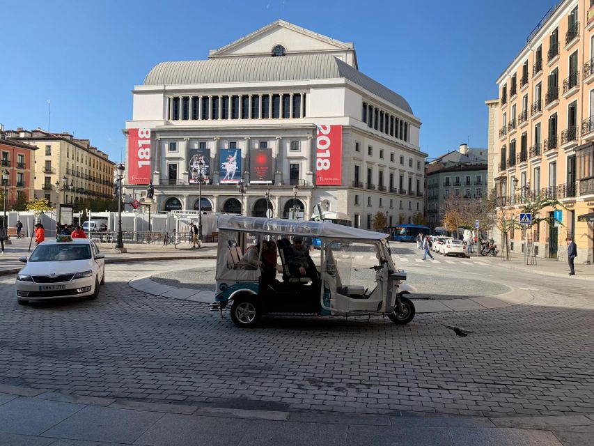 Madrid: City Highlights Tuk Tuk Tour - Los Jerónimos pickup and the Retiro Park UNESCO moment