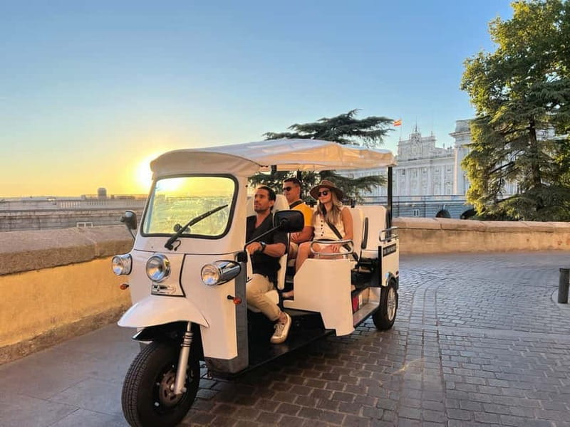 Madrid: Discover the City by Private Electric Tuk Tuk - Royal Palace to San Miguel Market: the classic-center portion