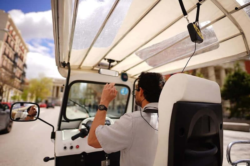 Madrid: Discover the City by Private Electric Tuk Tuk - San Jerónimo el Real and the Literary Quarter: Madrid gets more personal