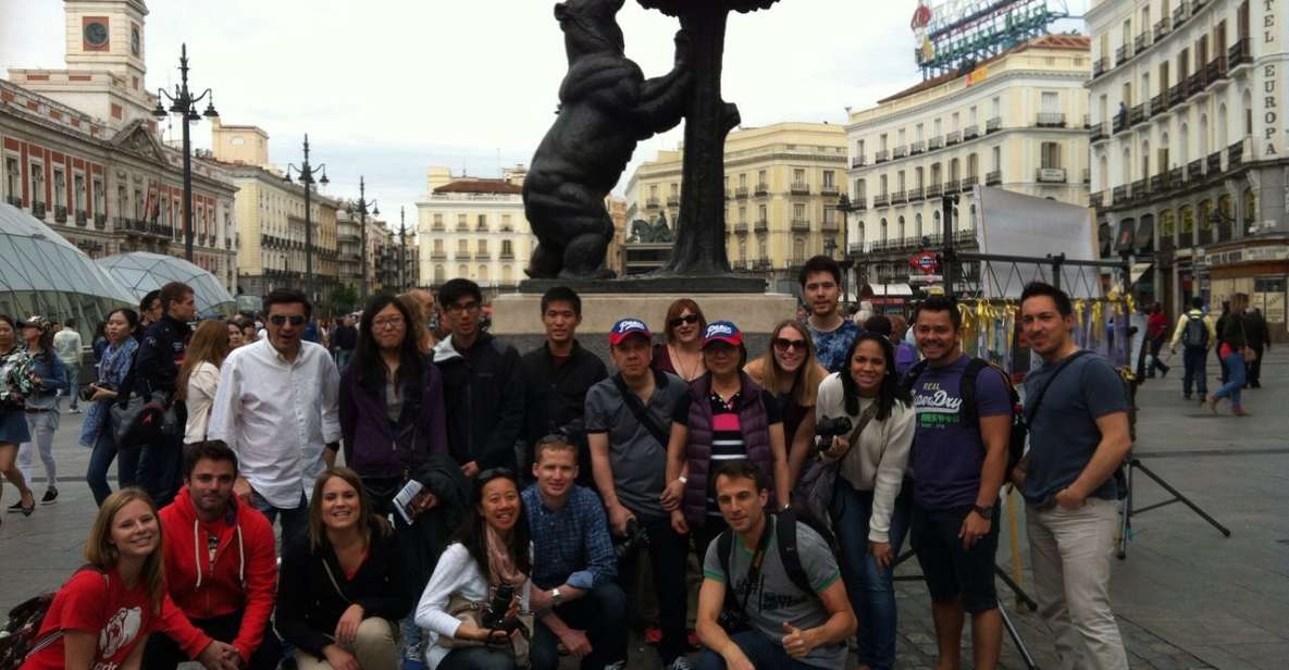 Madrid Essential: 3-Hour Guided Walking Tour - Puerta del Sol to Teatro Real: tracing Madrid from Moors and Romans to today