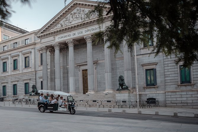 Madrid Expert Plus Tour with Local Guide in Eco Tuk Tuk Private - Old Town stops: Mercado, Atocha, and the Spanish Courts