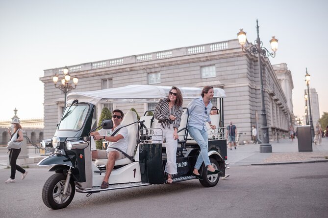 Madrid Expert Plus Tour with Local Guide in Eco Tuk Tuk Private - Start at Puerta del Príncipe: how to find the pickup near Royal Palace