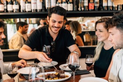 Madrid: Flamenco Show with Tapas and Wine Tour - Tapas Stop #1: mushrooms or padrón peppers with wine or cider
