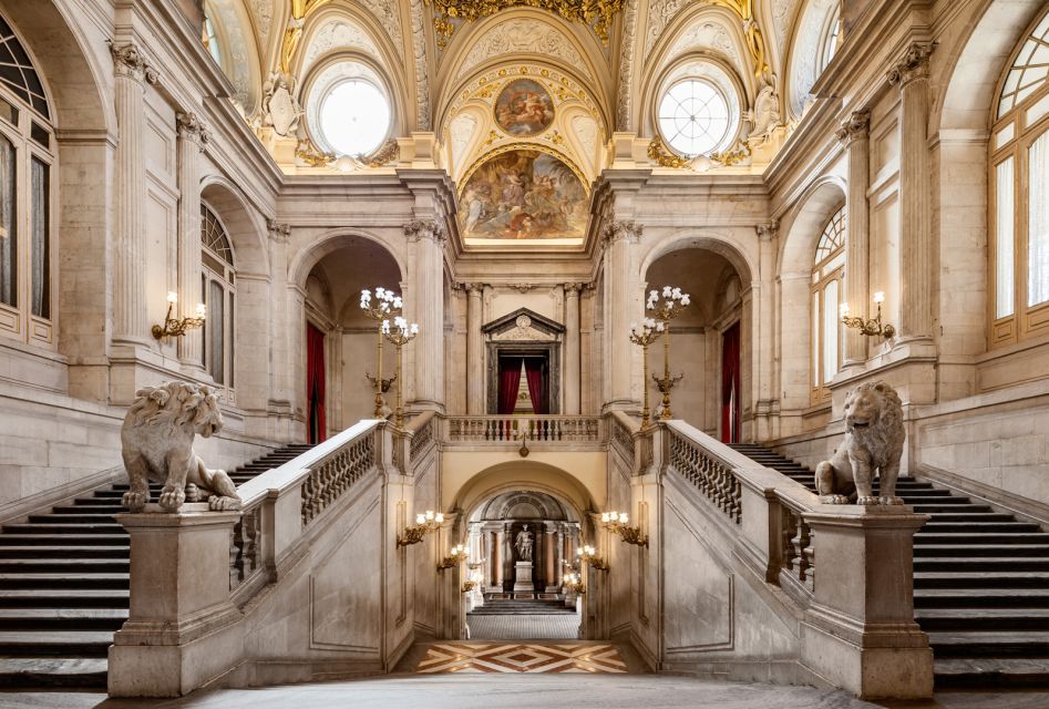 Madrid: Guided Visit to the Royal Palace - The royal staircase and reception rooms: where power shows off
