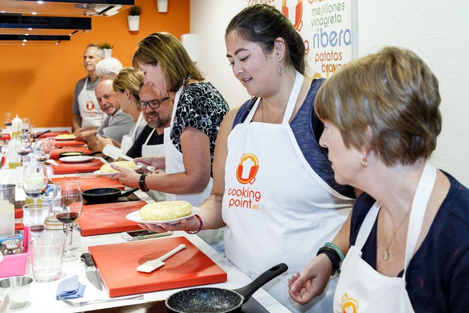 Madrid: Half-Day Spanish Cooking Class - Cooking the big pan meal: paella, gazpacho, and sangria