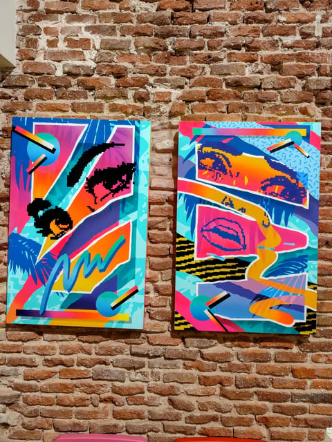 Madrid: Hidden Street Art Tour - Trampantojo Cerámico de Lola Gil: When Art Pretends to Be Something Else