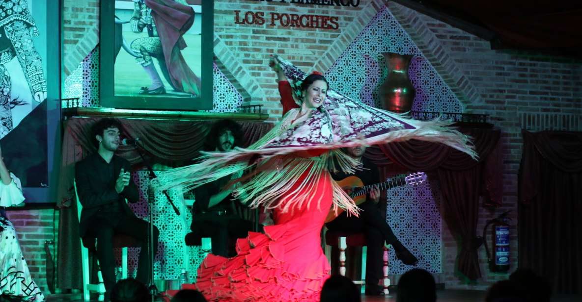 Madrid: Los Porches Flamenco Show with Tapas and Wine Ticket - Key things to know before you go