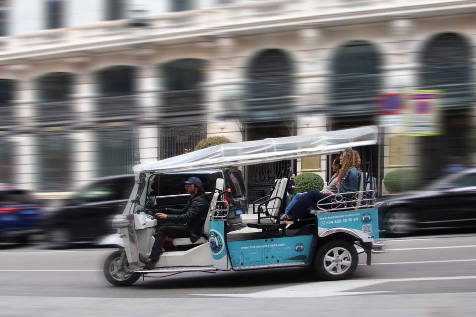 Madrid: Make your own 60 minutes tuk tuk tour - Key things that make this tuk tuk hour worth it