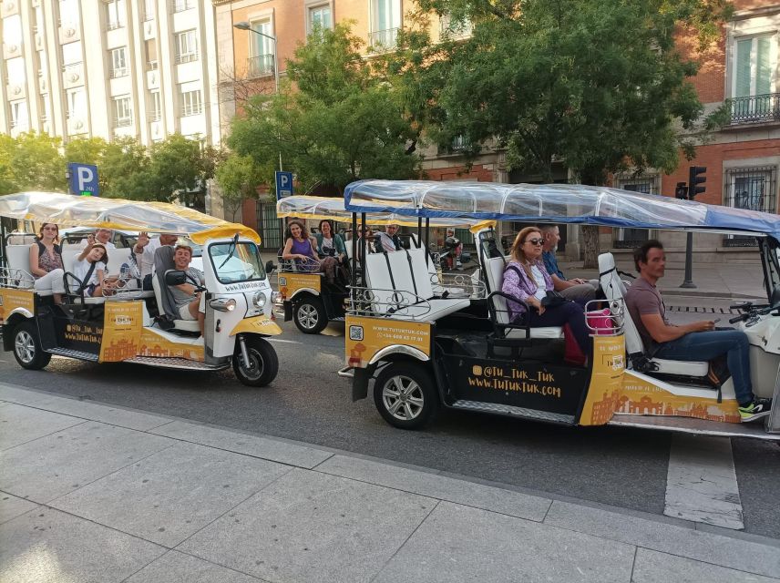 Madrid: Modern tour with Private guide in yellow tuk tuk - How the 1.5-hour route strings Madrid’s main “chapters” together
