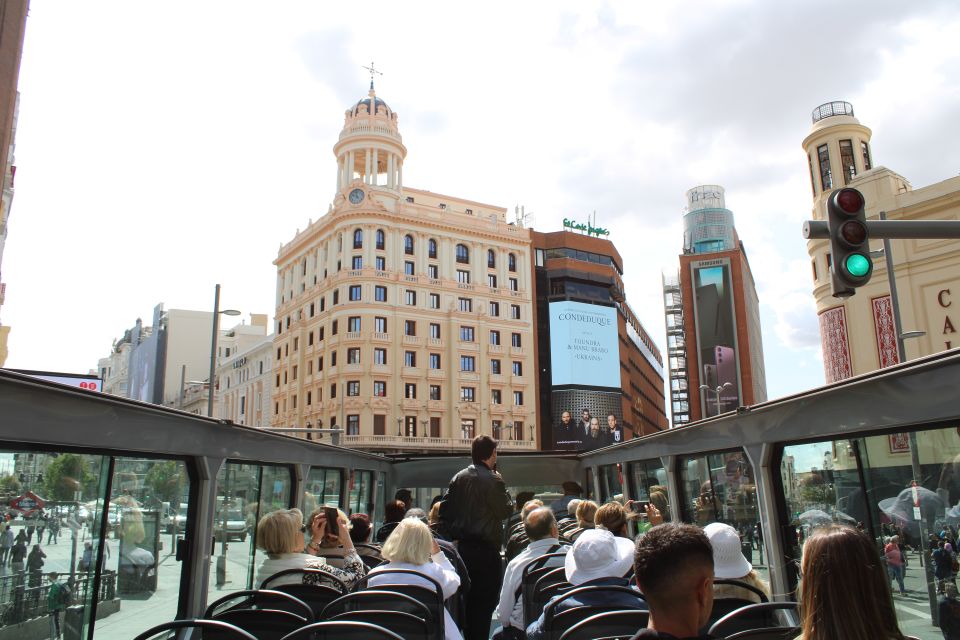 Madrid: Open-Top Big Bus Sightseeing Tour with Live Guide - Cibeles Fountain, Cibeles Palace, Atocha Station, and Almudena area landmarks