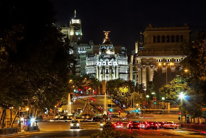 Madrid Private Night Walking Custom Tour with Tapa and a Drink - Plaza de Santa Ana and the letters quarter: where Madrid slows down to talk