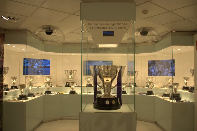 Madrid Reserved Access to Santiago Bernabeu - The Stadium Museum Route: Trophies and Big Visuals
