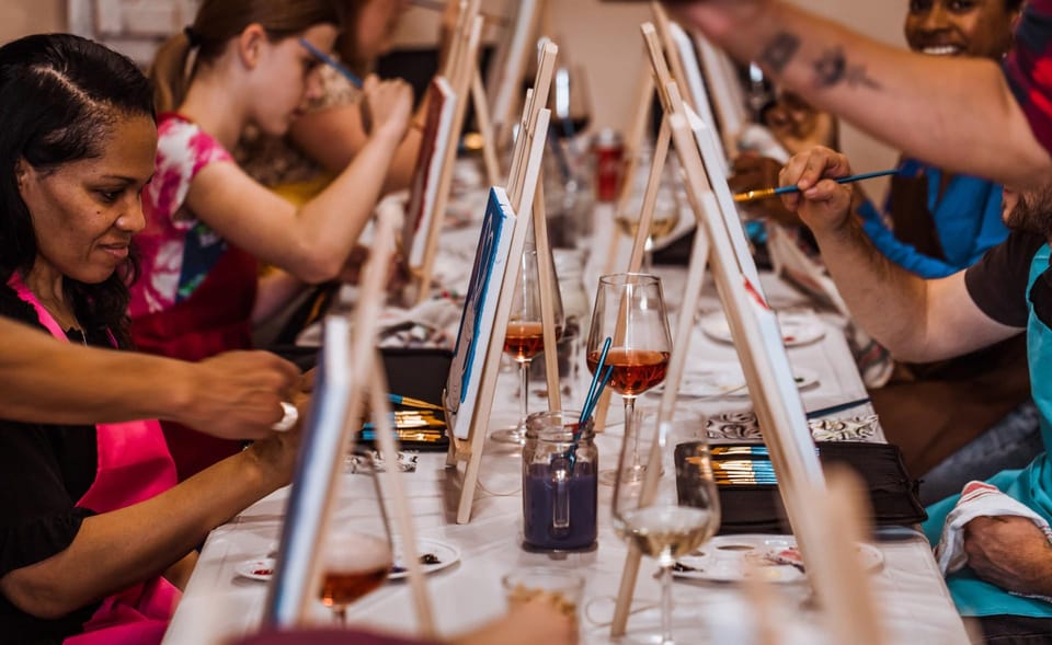 Madrid: Sip&Paint Workshop - What’s included (and why that drives the value at $47)
