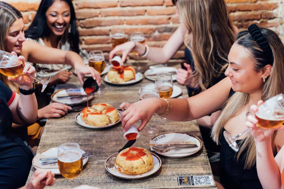 Madrid: Tapas Food Crawl with 6 Tapas and 4 Drinks - Stop-by-stop: what you’ll taste across four La Latina hotspots