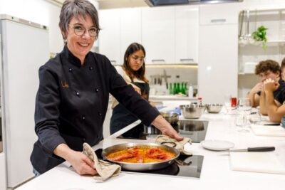Madrid: Tapas & Paella Cooking Class with Expert Chef - What you’ll cook: croquettes, Russian salad, black rice paella, and cod