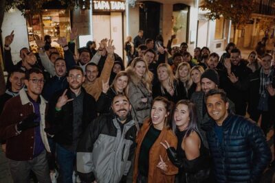 Madrid: Top Pub Crawl Madrid & Party - Sol Start at El Oso y el Madroño: Shots and Instant Momentum