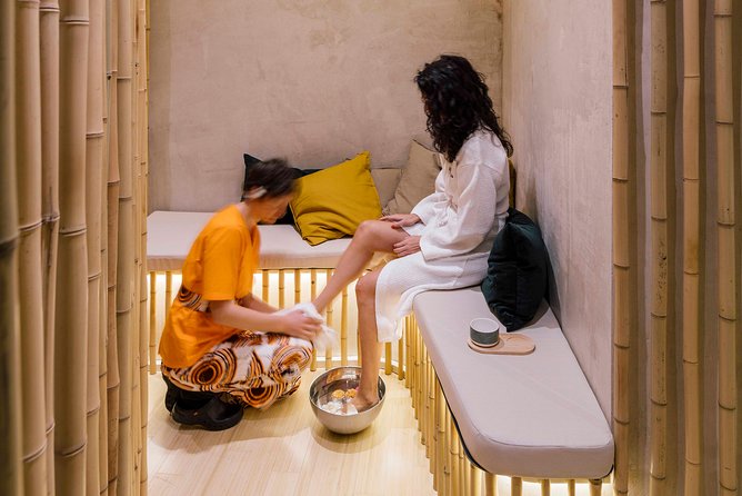 Pamper your feet with foot bath and reflexology massage - Coffee or Tea and the Smart Recovery Pause