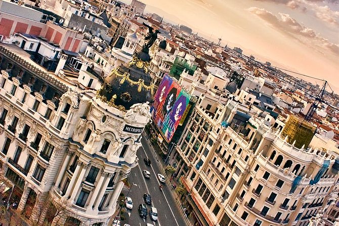 Private Tour: Santiago Bernabeu Stadium & Modern Madrid with Hotel pick up - Square of Madrid: a fast orientation before the stadium