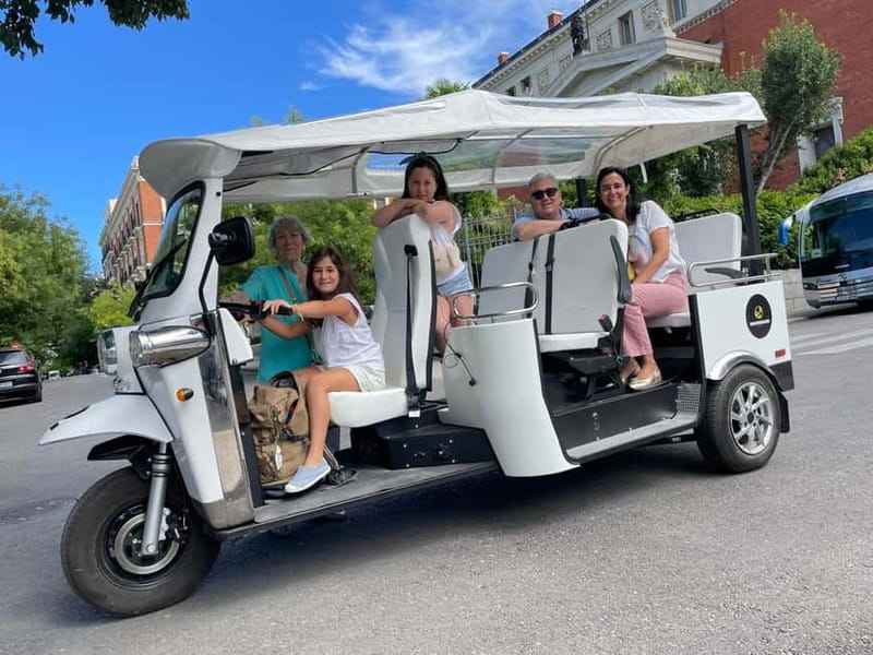 "See Madrid Differently: A Premium Private Tuk Tuk Ride" - Your Guide Makes the Difference: Multilingual Commentary That Feels Personal