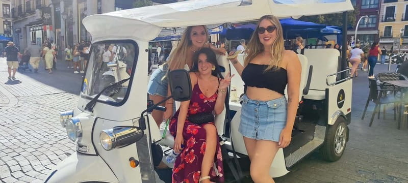 "See Madrid Differently: A Premium Private Tuk Tuk Ride" - Old Town Classics: Plaza Mayor, San Miguel, and La Latina Photos