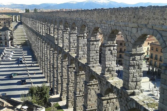 Segovia Private Day Trip from Madrid with Hotel pick up - Calle Real and the Cathedral zone: walking toward the skyline